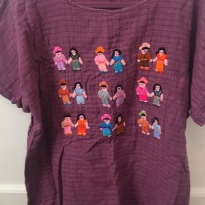 GORGEOUS UNIQUE hand embroidered shirt
